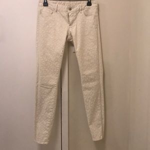 Armani Exchange skinny white jeans size 2
